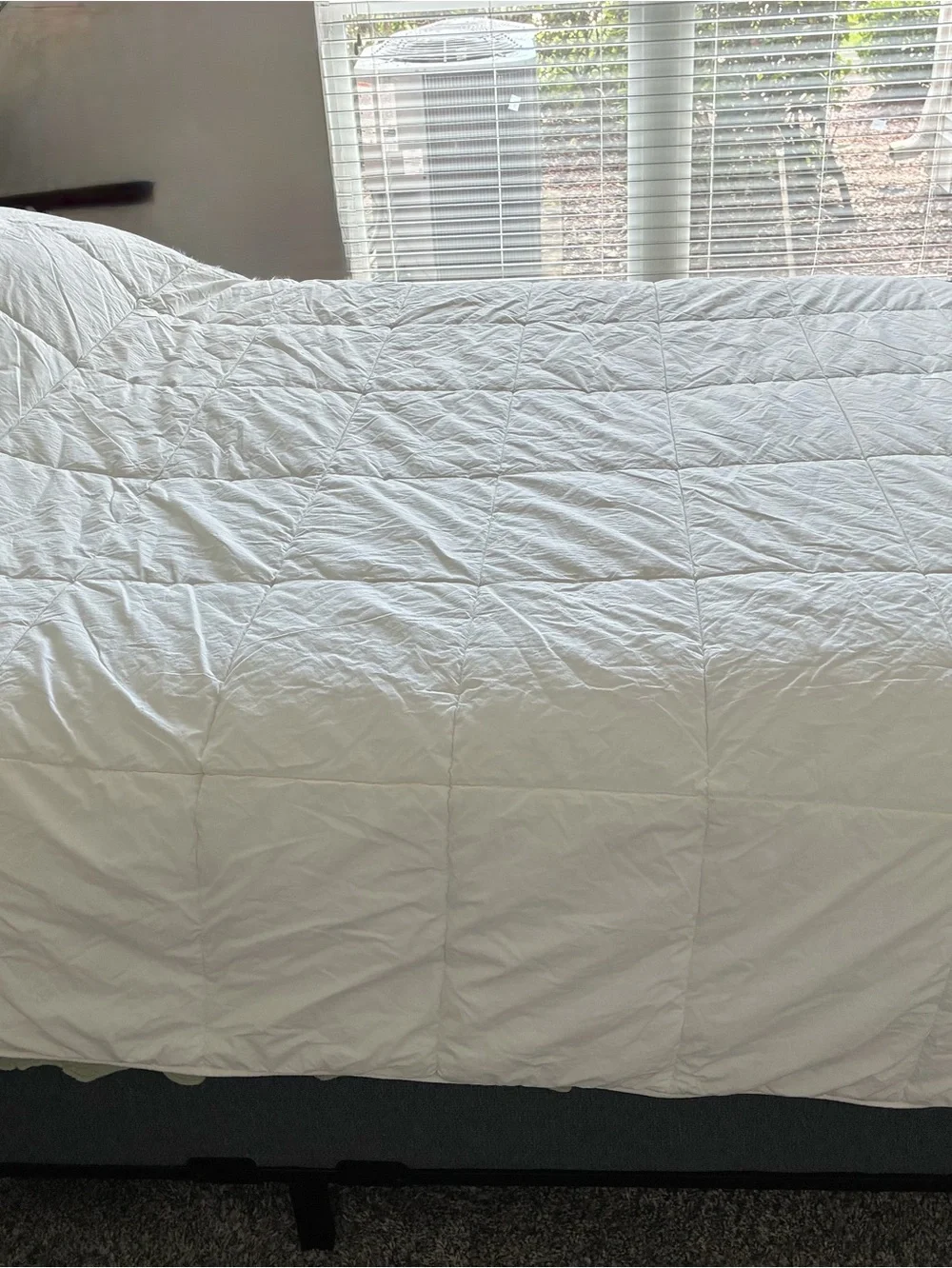 IKEA White Premium Cotton Comforter/Duvet Insert. King 102x86”.Soft & Cushy. EC